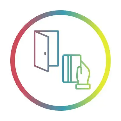 Icono puerta y tarjeta