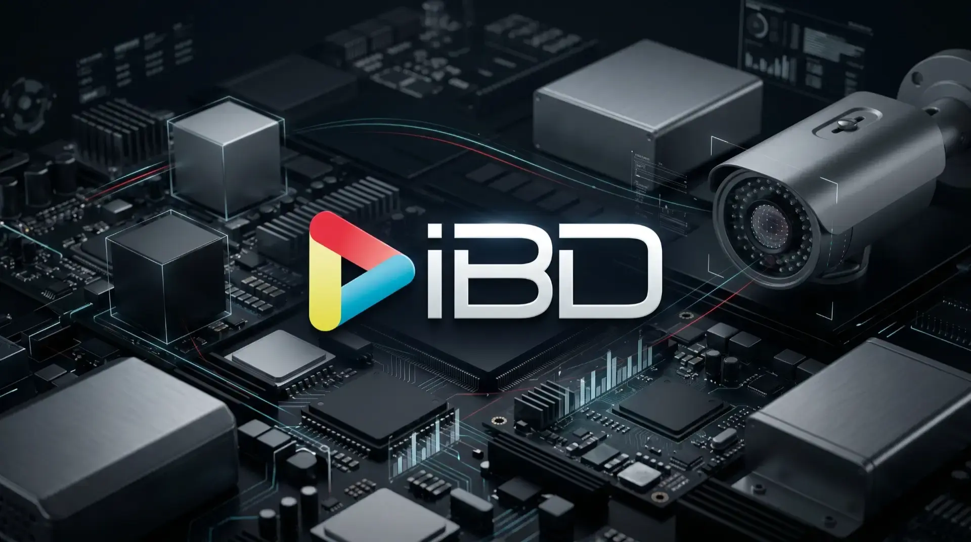 Logotipo IBD tecnológico