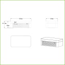 DVR 5EN1 H265 4ch 4K@12ips +4IP 8MP 1HDMI 1HDD Bateria