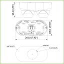 Domo HDCVI 2M de Doble Lente DN ICR WDR Starlight IR30m 0Lux 3.6mm IP67 AUDIO Broadcast