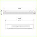 NVR 8ch 320Mbps 4K H265 HDMI 8PoE/ePoE/EoC 2HDD E/S