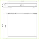 NVR 16ch 320Mbps H265 HDMI 8PoE (8ePoE/EoC) 2HDD E/S AI