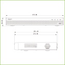 NVR 32ch 320Mbps 4K H265 HDMI 2HDD E/S