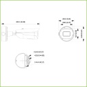 Tubular IP H265 AI 12M DN dWDR IR60m 2.7-12VFM IK10 IP67 ePoE SD AUDIO E/S