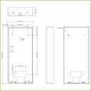 Caja de montaje en superficie para VTO3221E-P / VTO6221E-P