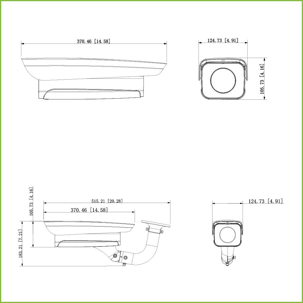 Tubular IP ANPR 3-8m Acceso H265 2MP IR25m 1carril 10-50VFM IP67 1E/1S AUDIO 1E/2S ALARMA PoE