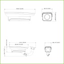 Tubular IP ANPR 3-8m Acceso H265 2MP IR25m 1carril 10-50VFM IP67 1E/1S AUDIO 1E/2S ALARMA PoE