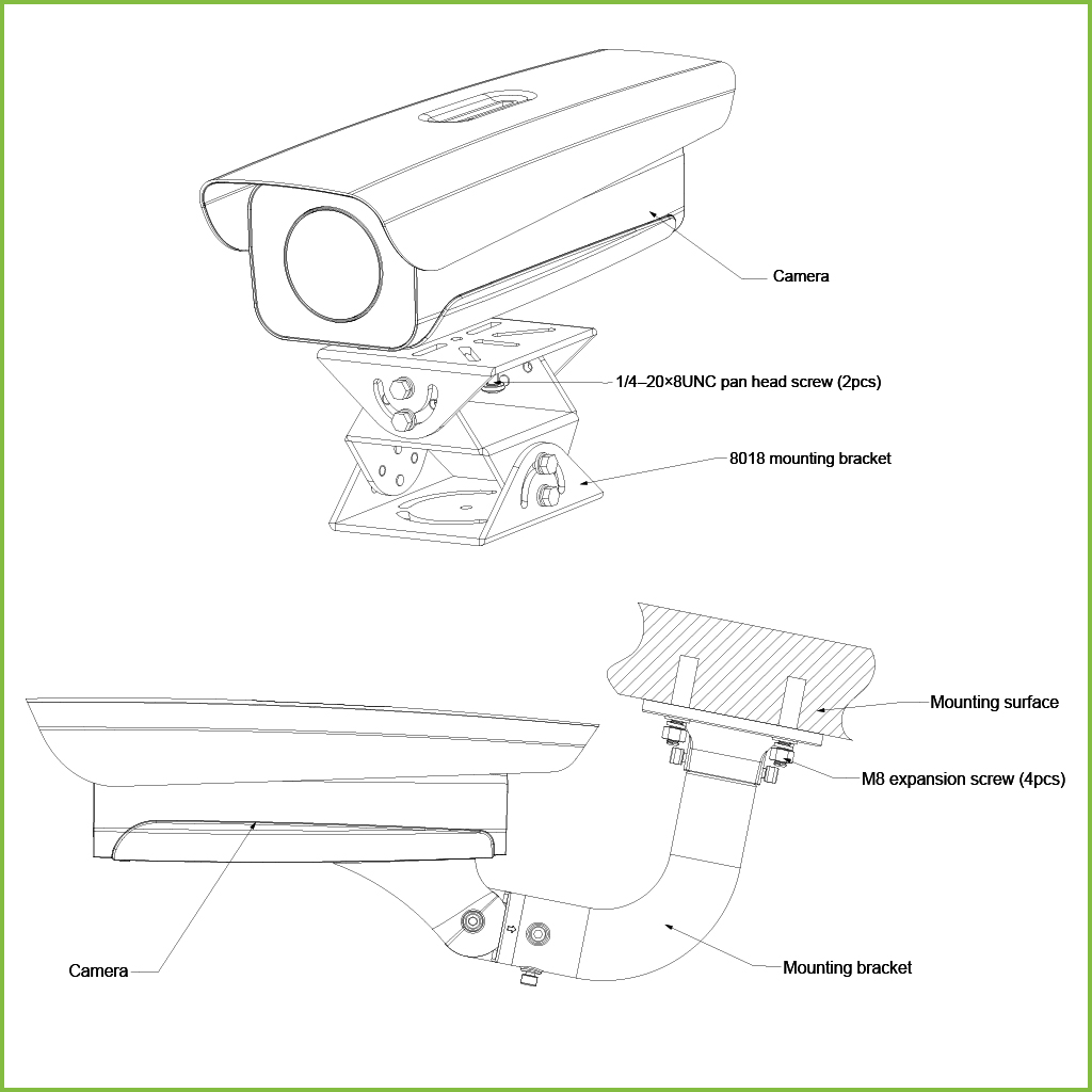 Tubular IP ANPR 3-8m Acceso H265 2MP IR25m 1carril 10-50VFM IP67 1E/1S AUDIO 1E/2S ALARMA PoE