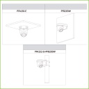 Domo IP H265 2M DN SMART WDR Starlight IVS IR30m 2.8mm IP67 PoE SD MIC
