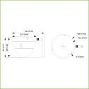 Domo IP H265 2M WDR IR30m 2.8mm IK10 IP67 SD WiFi
