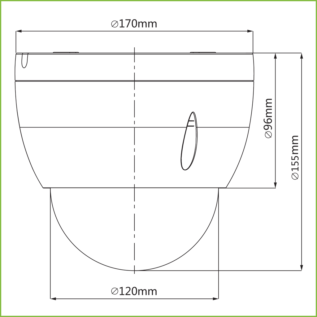 Domo PTZ HDCVI 2M 1080P DN WDR Starlight 15X 3D IP66 IK10 AUDIO E/S