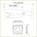 Tubular HDCVI 4K DN WDR Starlight IR100m 3.7-11mm VFM IP67 IK10 Audio Alarma Dual