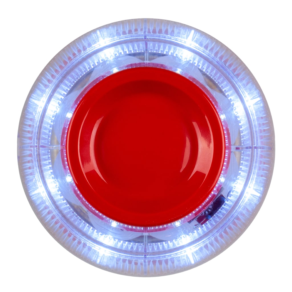 Sirena óptico-acústica roja.Certificado EN54-23. Requiere Base B124 no incluida.