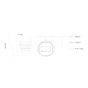 Cámara IP 8M Domo de lente fija 2.8mm IR20M