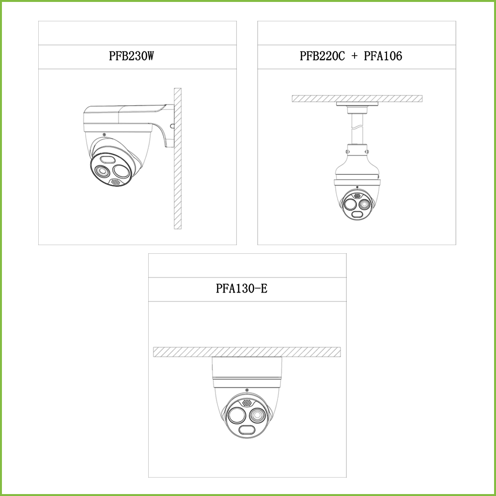 Domo Térmico IP DUAL 256*192 7mm + 4M 8mm IP67 12V PoE