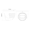 Cámara AHD 4EN1 1080P Domo de lente varifocal motorizada 2.8-12mm IR40M