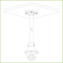 Adaptador de montura para HDBWxxExx, HDBWxxRxx, HDWxxTLxx, HDWxxLxx