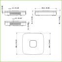 NVR 8ch 80Mbps 4K H265 HDMI 1HDD