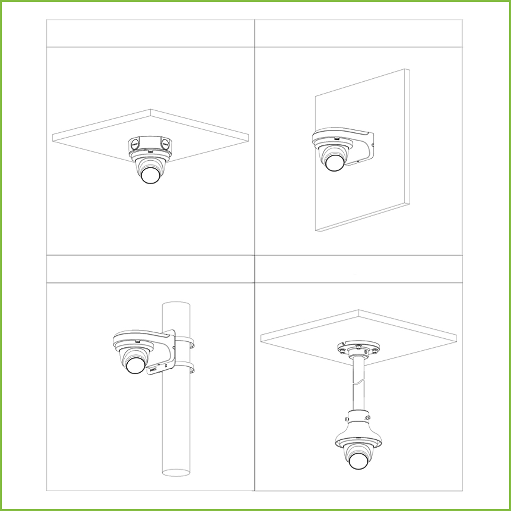 Domo HDCVI 4EN1 5M DN DWDR IR30m 2.8mm IP67 Quick-to-install