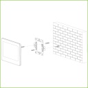 Monitor Interior 7" de Superficie para Videoportero IP de 2 hilos Pantalla Táctil PoE SD 6E 1S Alarma Blanco