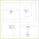 Domo HDCVI 4EN1 2M 1080P DN ICR IR30m 0Lux 2.8mm IP67