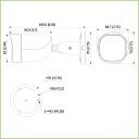 Tubular HDCVI 4EN1 4M DN ICR IR30m 3.6mm IP67