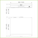 DVR 5EN1 H265 4ch 1080N/720P@12ips +1IP 2MP 1HDMI 1HDD AI