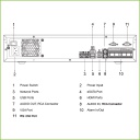 NVR 32ch 320Mbps 4K H265 2xHDMI 8HDD E/S AI