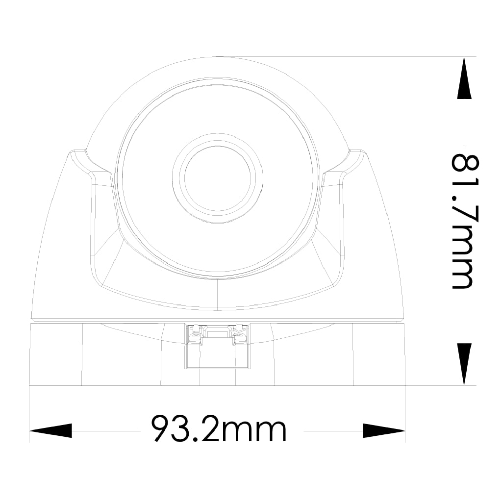 20M IR 3.6mm Fixed Lens Dome