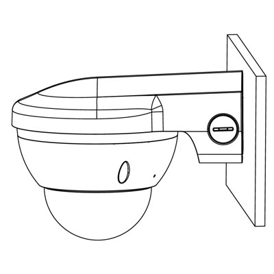 Soporte pared Anti-Corrosión para IPC-HDBW8232E-Z-SL