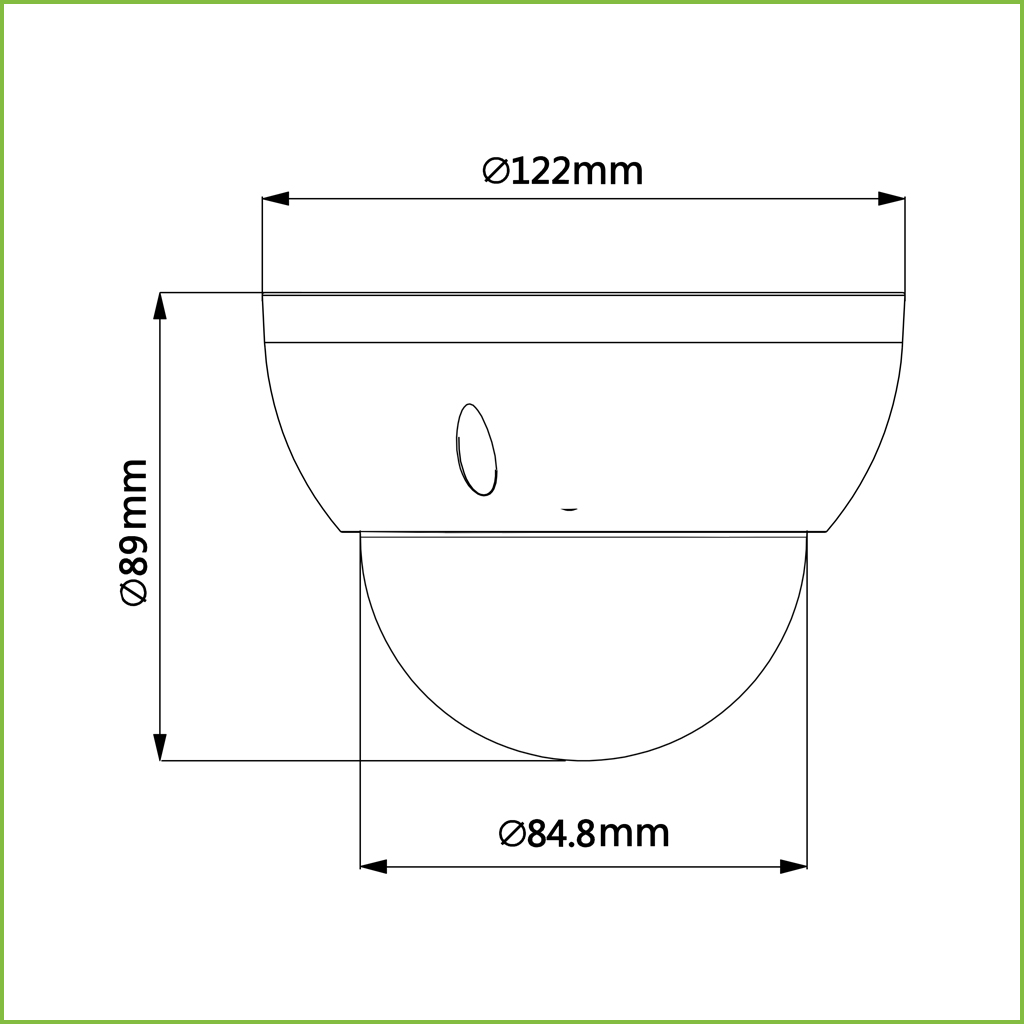 Domo PTZ IP 4M DN WDR 4X 3D IK10 IP66 PoE 