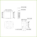 Minicámara IP H265 Pinhole 4M DN WDR 2.8mm IVS AUDIO E/S + Unidad principal AI