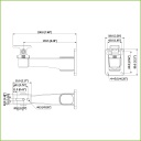Soporte para montaje en pared para IPC-HFW3241DF-AS-4G e IP-HFxxx