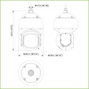 Domo PTZ IP 8M H265 DN WDR140dB Starlight+ IR500m 40X 3D IP67 Hi-POE AUDIO E/S AI