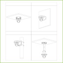 Domo HDCVI 4EN1 2M 1080P WDR Starlight IR30m 2.8mm IP67 Quick-to-install