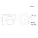 Domo HDCVI TiOC 4EN1 5M DWDR Iluminación 40m 3.6mm IP67 MIC