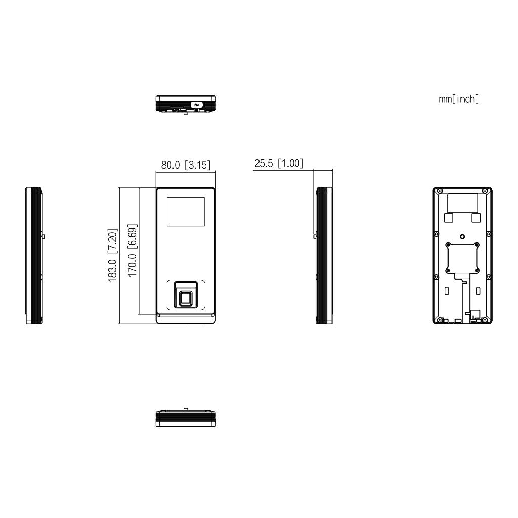 Lector Autónomo LCD 2.4&quot; Huella+PIN+remoto+Tarjeta IDCard WiFi