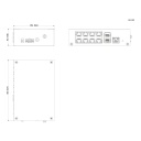 Switch PoE 2.0 24 puertos 10/100 + 2 Combo Gigabit RJ45/SFP Uplink 240W 802.3at Manejable Layer2