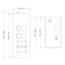 Switch PoE 2.0 Industrial 4 puertos Gigabit +3 Uplink Gigabit (2SFP+1RJ45) 120W Manejable Layer2