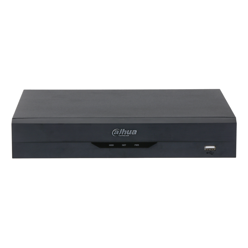 NVR 16ch 144Mbps H265 HDMI 1HDD AI