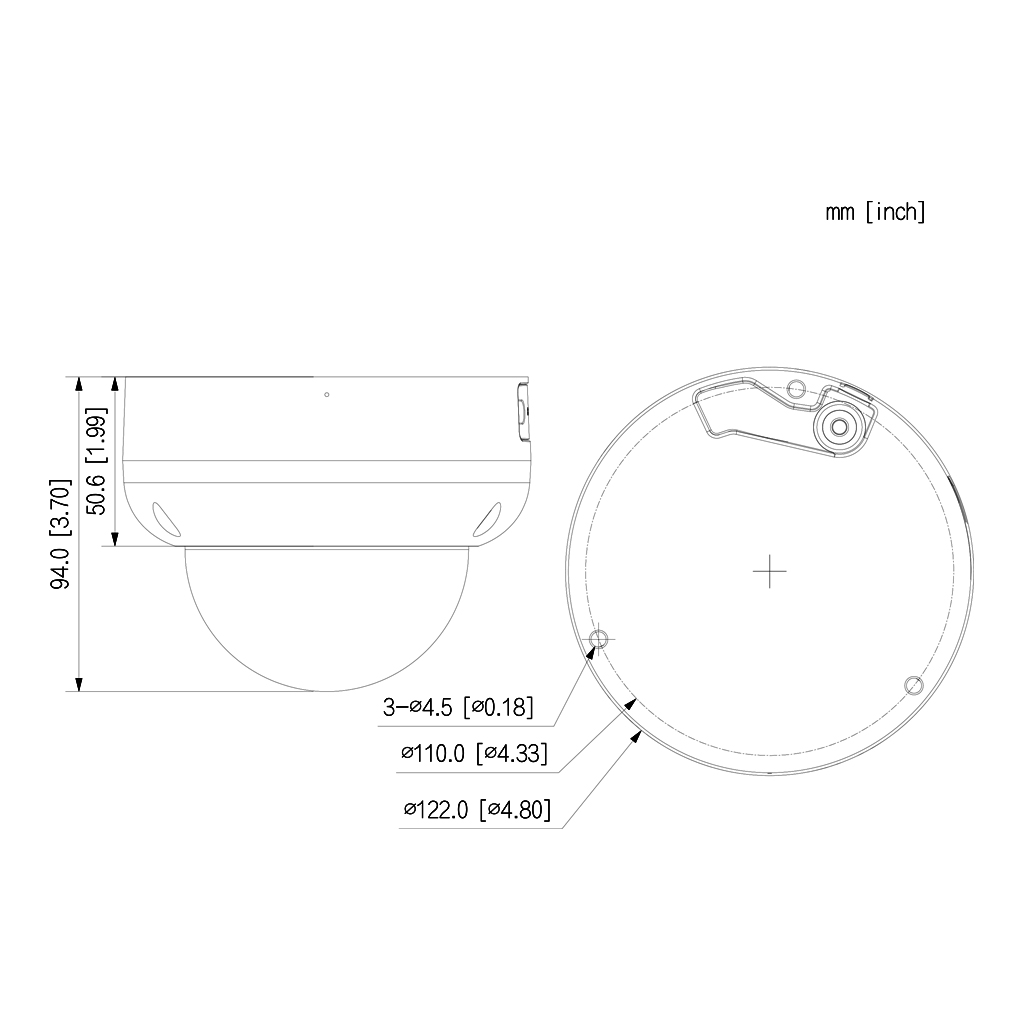 Domo IP H265 5M DN SMART WDR Starlight IVS SMD IR40m 2.7-13.5VFM IP67 IK10 PoE AI 