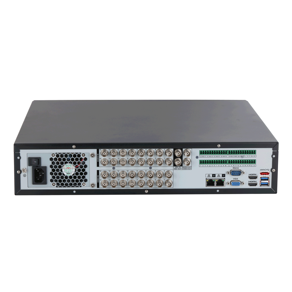 DVR 5EN1 16ch 5M-N@8ips +16IP 12MP 2HDMI 8HDD AUDIO E/S AI