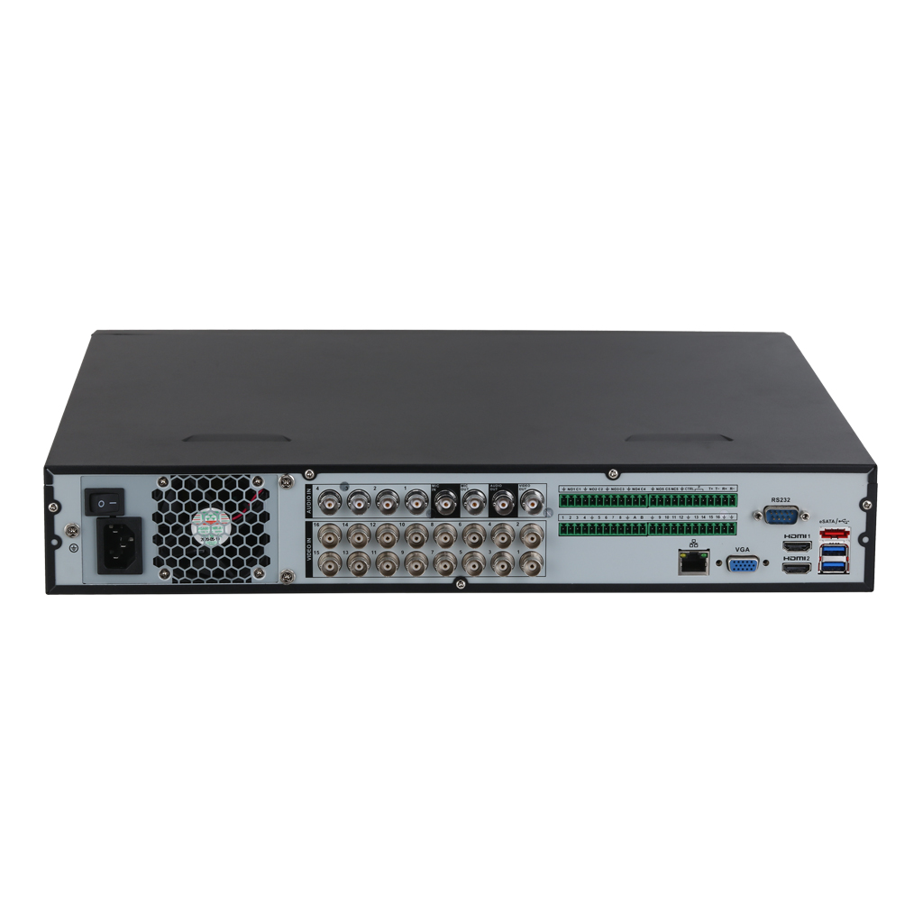 DVR 5EN1 16ch 4K@6ips +16IP 12MP 2HDMI 4HDD AUDIO E/S AI