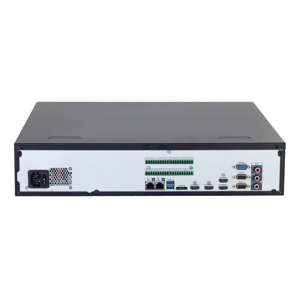 NVR 64ch 1024Mbps 32MP H265 4xHDMI 8HDD E/S RAID 0/1/5/6/10
