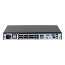 NVR 16ch 256Mbps 16MP H265 HDMI 16PoE 2HDD E/S