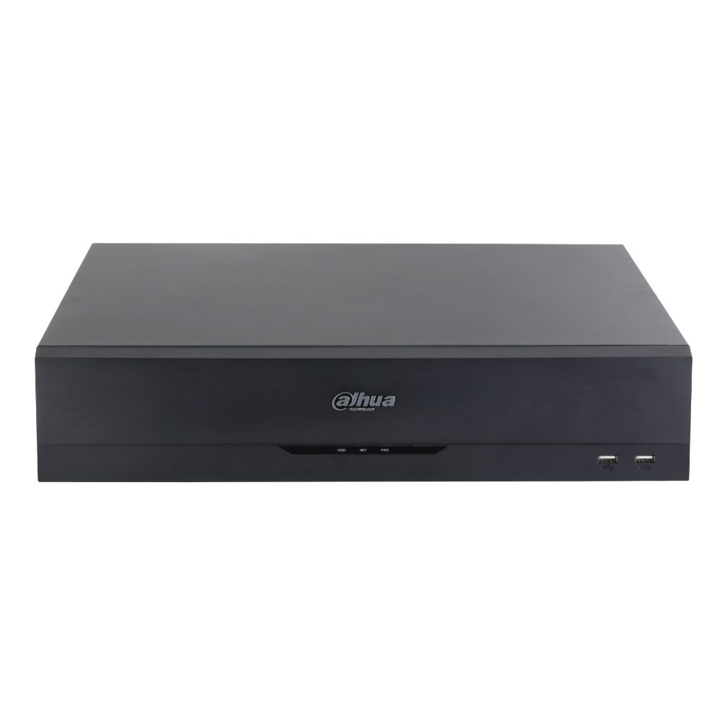 NVR 64ch 384Mbps 4K H265 2xHDMI 16PoE 8HDD E/S AI