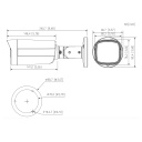 Tubular HDCVI TiOC 4EN1 5M WDR Iluminación Dual LED40m/IR40m 3.6mm IP67 MIC