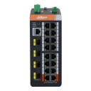 Switch PoE 2.0 Industrial 16 puertos Gigabit + 4SFP Uplink Gigabit 240W Manejable Layer2