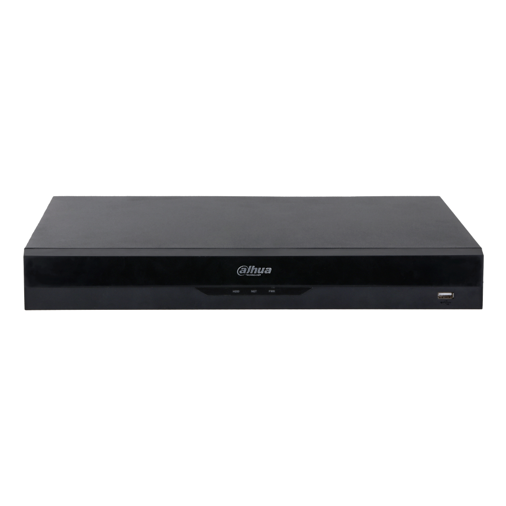 NVR 32ch 256Mbps H265 HDMI 2HDD E/S AI