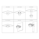 Domo IP H265 4M WDR140dB Deeplight IR40m 2.7-12VFM IK10 IP67 ePoE AUDIO E/S AI Color negro